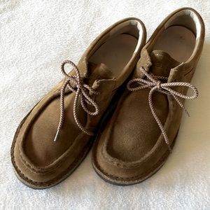 Men’s Birkenstock Tan Suede Pasadena Shoes, size 12-12.5 (45) Almost new